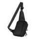 Sling Pistol Bag Hex with velcro Black, Versatile, covert urban carry engineered for quick access and everyday durability